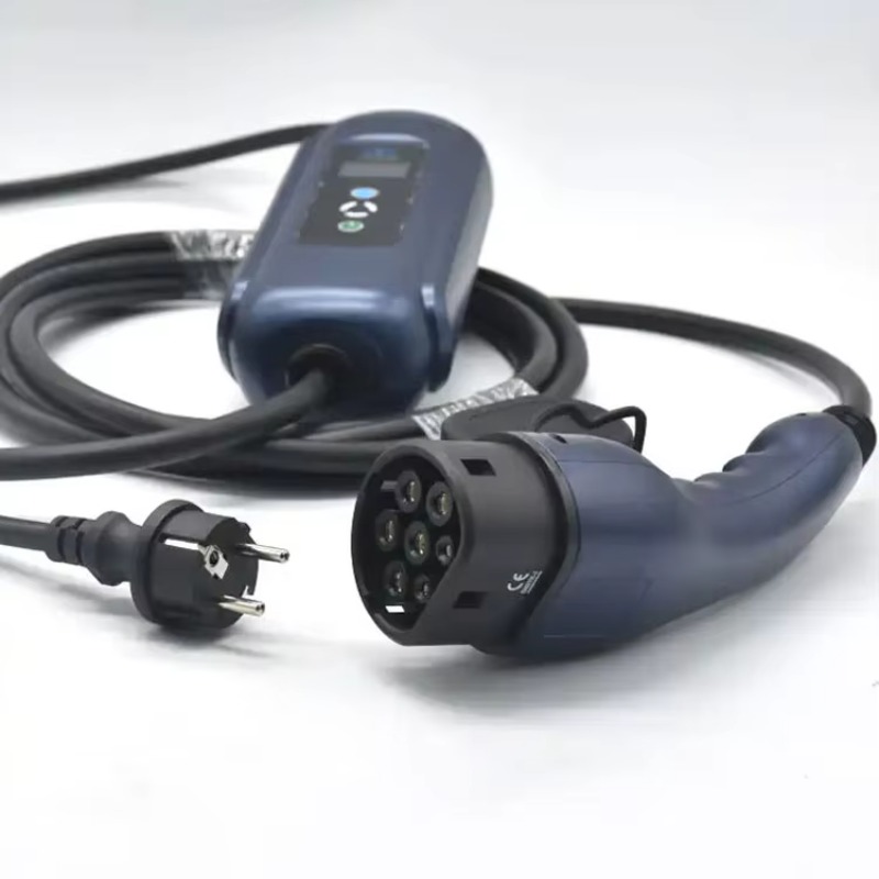 Type 2 Charger - Caja de Control Azul para Vehículo