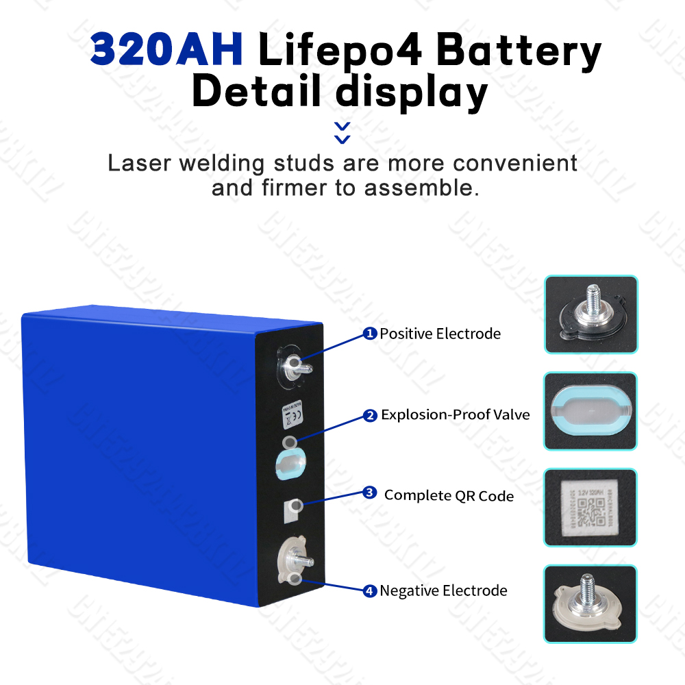 Batería Lifepo4 de 3,2 V, 320A - Ev Charging Pile reseña y precio