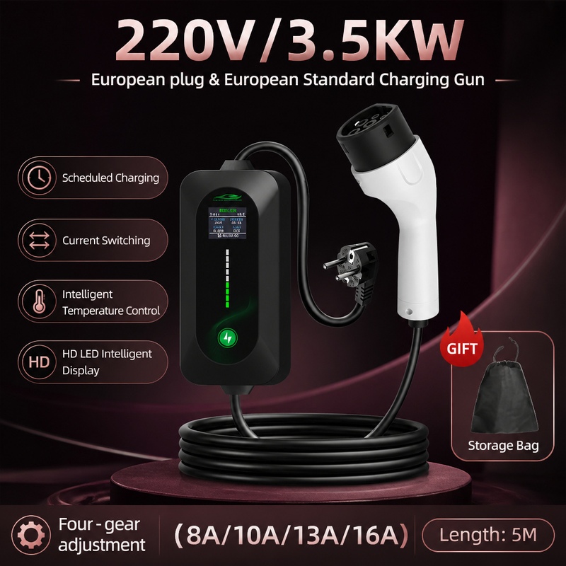 Cargador de Vehículos Eléctric - Ev Charging Cable reseña y precio